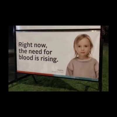 The blank stare of that child