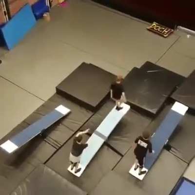All this coordination and balance but it's high five they have problem with!!