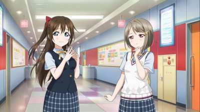 This video is nothing but Shizuku and Kasumi staring, disturbed, for two minutes and forty four seconds. Comment with something they might be staring at.