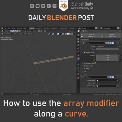 Array along a Curve