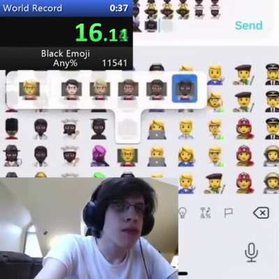 black emoji world record