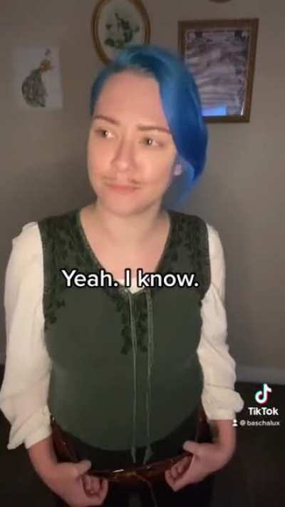 Is this not how you TikTok?? I spent so much time on it lol Q_Q (OC)