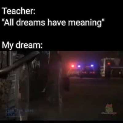 Dreaming is good