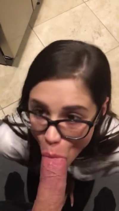 Little Caprice Gets Down to Suck