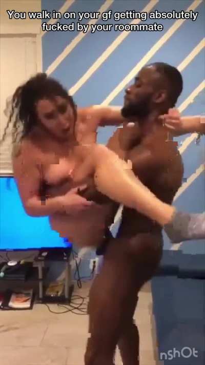 Roommate pounding her