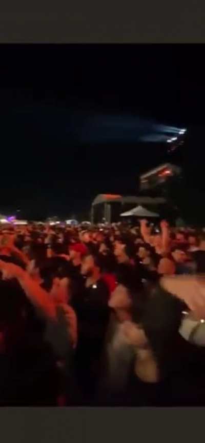 At one point, whole sections the crowd were chanting “Stop The Show” what more could they have done to get the crews attention???