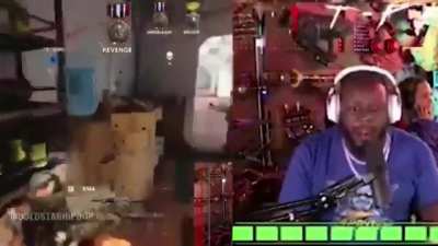 T Pain wiping out a team full of racist , incel cod players by himself