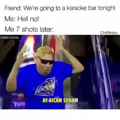 Not drunk at all...
