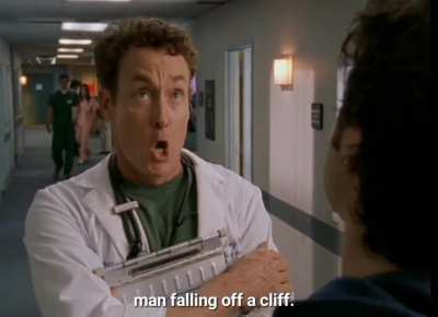 Dr. Cox saying No in many ways
