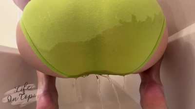 Wore these panties for 24 hours and by they end they were sopping wet