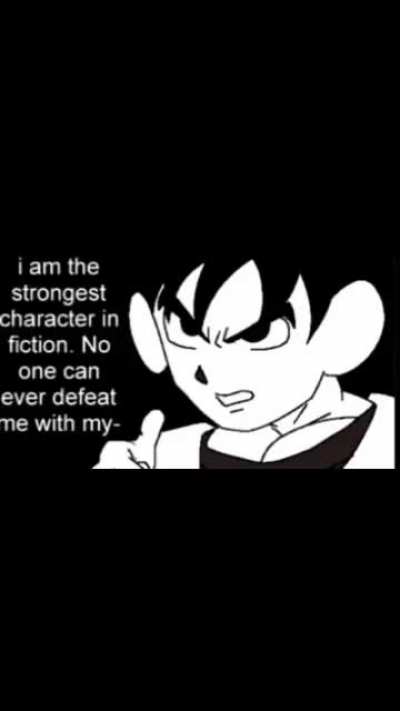 Looks like he can defeat goku 