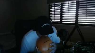 Poofesure Raging at Wii Basketball