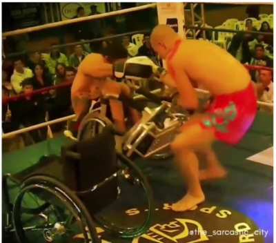 Man stood up
