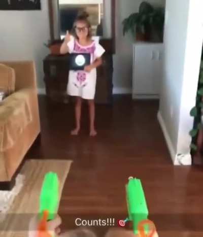 That's a double bullseye...