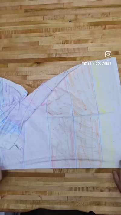 Incredible tie-dying skills