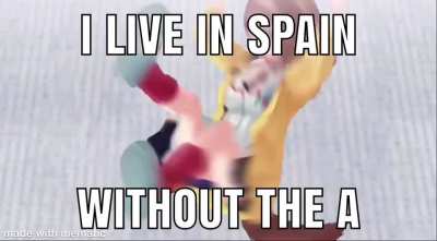 I live in it.