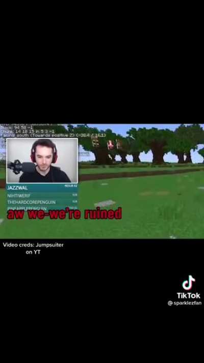 He feels bad, Jardon.