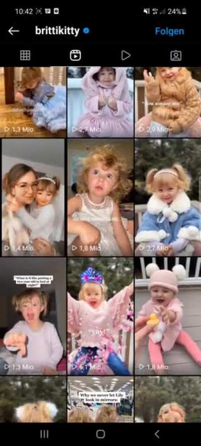 This Mother completely Exploiting her 2 year old Daughter for 10 Mio. TikTok views. Imagine the Creeps...