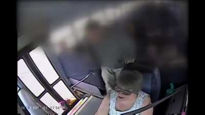 Bus Driver almost kills child