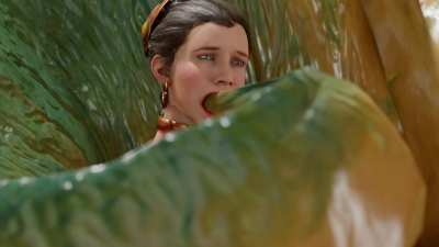 Slave Leia getting used by Jabba the Hutt (Pornunga34)