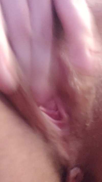 Dripping wet and feeling alive, spreading myself open for you