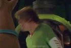 Shaggy almost lost control for a sec