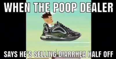 50% off of all diarrhea and corn flavoured poop