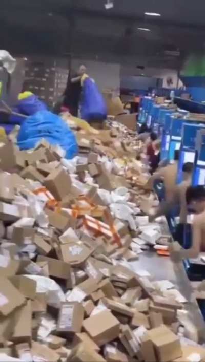 This is at a TEMU warehouse….