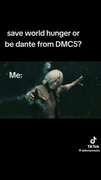 Stop World Hunger or be Dante?