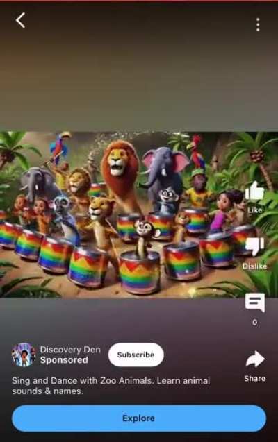 AI zoo ad.