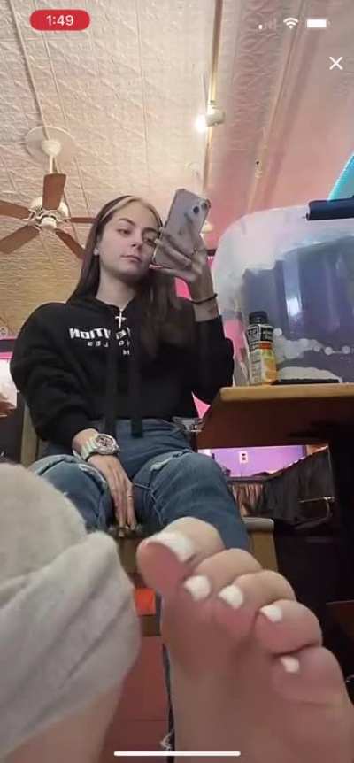 TikTok Live is the 🐐 (I have so much more!!! 😵‍💫) *shes sock teasing*