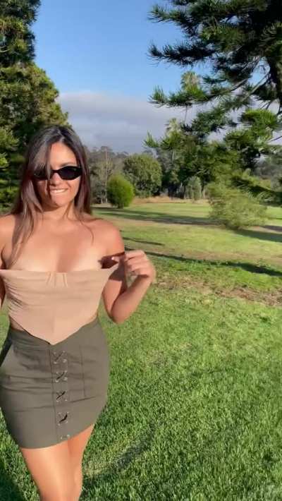 Wanna see my tits?