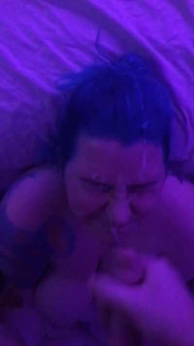 Throwback facial