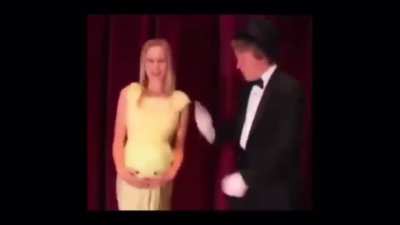 Perfectly cut pregnancy