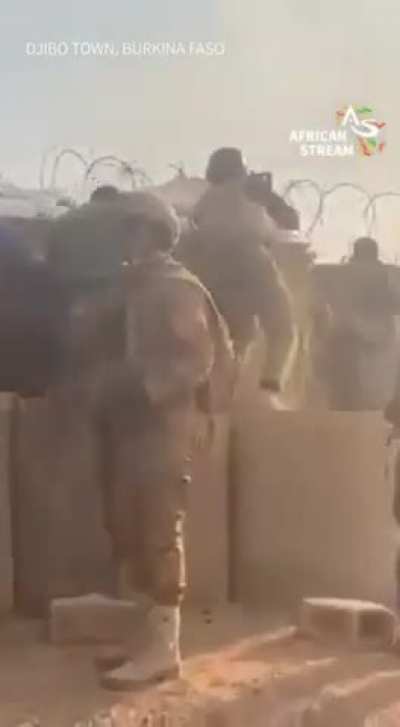Video: Burkina Faso’s Armed Forces Have Released A Video Of A Huge Contingent Of Motorbike-Riding Intruders. 