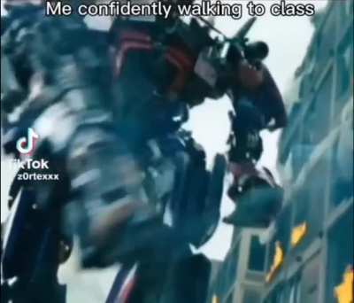 Me during an exam