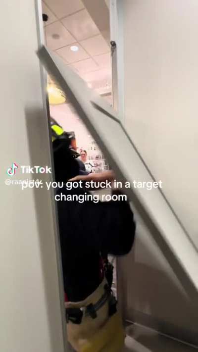 The way the door moved is so cartoony