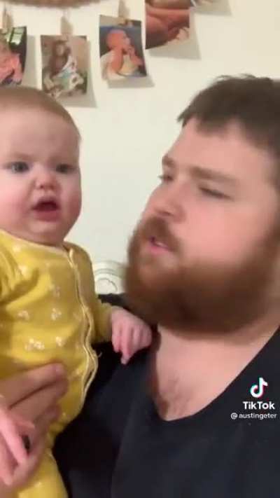awh what a nice dad