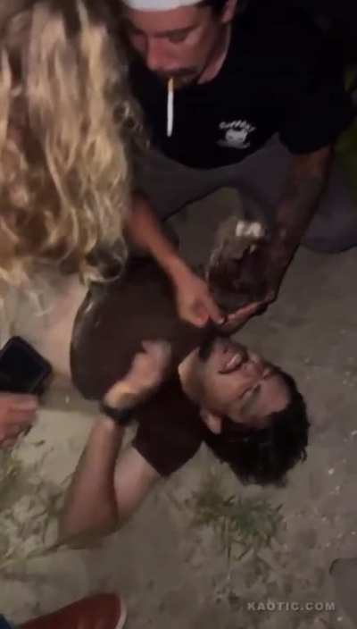 Group of strangers help man who got arm bitten off by alligator.