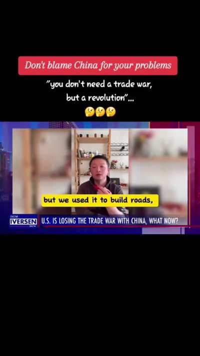 Don't blame China for your problems...