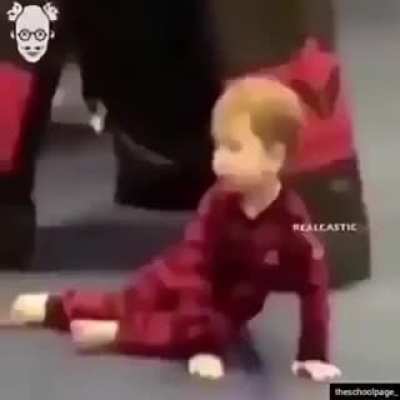 Whoever said kids learn fast