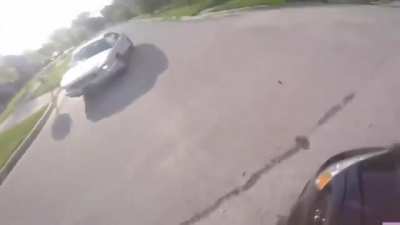 Motorcycle + wrong lane =