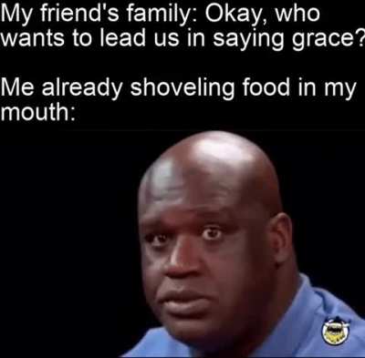 Sorry, I come from a family of heathens