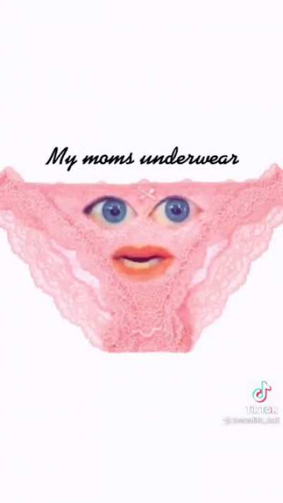 My Mom’s underwear 🎶 Has got a mind of its own 🎶🤷🏻‍♀️