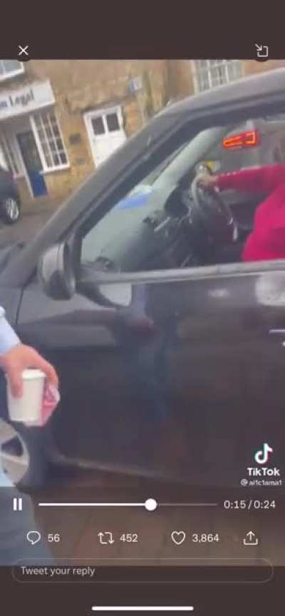 The cackle as she drives away gets me every time
