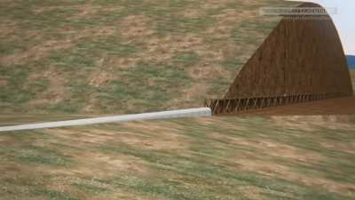 The Roman Aqueduct of Gades carried water over 83 kilometers to Cádiz (better video)