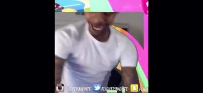 When you bout to bust but the cameras pan to the guy