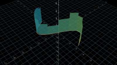 Animation of Line Integrals of Scalar Fields with 3b1b's manim. I've also made a video on it (Link in the comments), would be glad to receive any feedback.