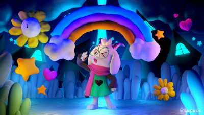 Your best friend Ralsei! 🌻 [WARNING: FLASHING LIGHTS] Claymation-style 3D animation made with Blender!
