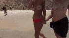 Hitting the beach with Juliette!